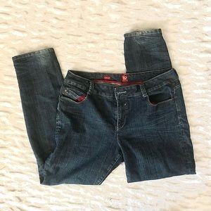 SASSON Vintage Skinny Leg Women’s Jeans, Size 16